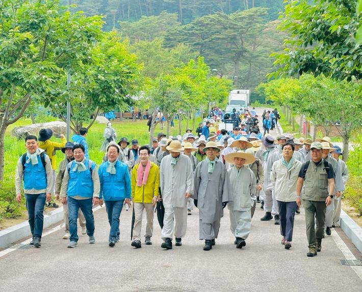 제19회 오대산 천년숲 선재길 걷기대회 참석