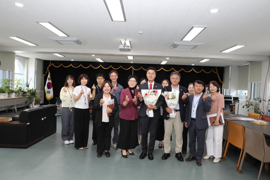 평창교육청 방문