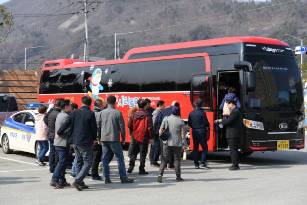 19.3.19.평창군 진부면 사회단체장 올림픽로드 평창시티투어