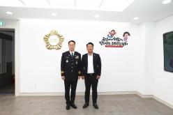 신임 평창경찰서장 의회 내방      ※ 72대 박동석 서장